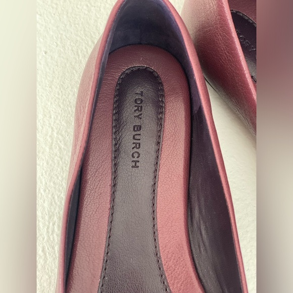 Tory Burch  Georgina Ballet Flats in Vintage Eggplant/Purple Moon. - Picture 3 of 11